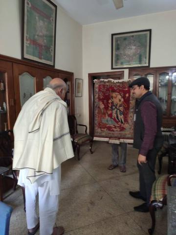 Raja Aditiya Katoch(Left)Mr. M.F. Hasan(Right)