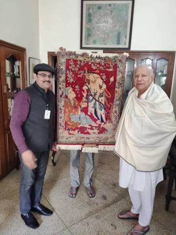 Raja Aditiya Katoch with MF Hasan